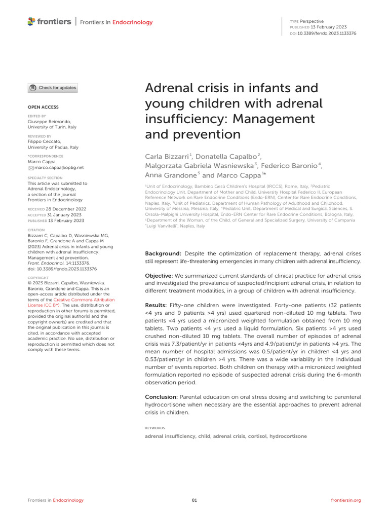 Insuficiencia adrenal addison | PDF | Cortisol | Adrenal Gland