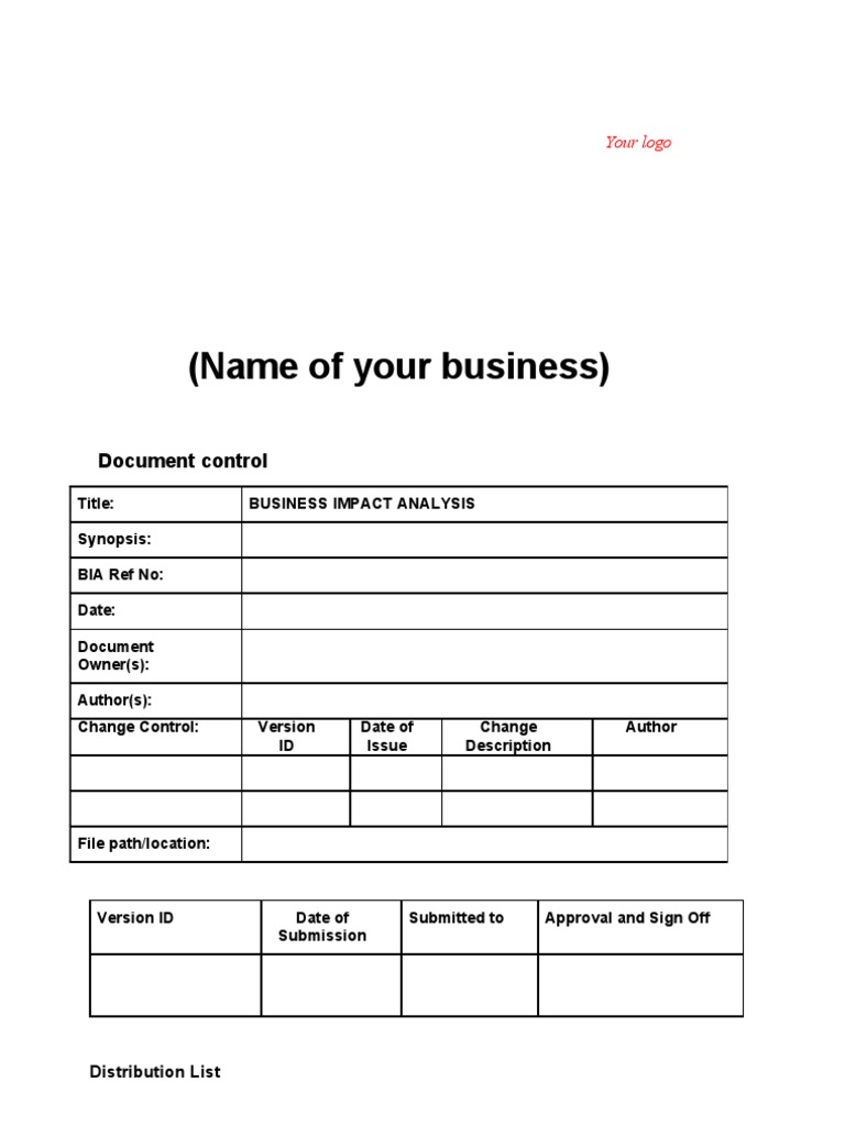 Impact Assessment Template 6 Free Word Pdf Documents Download Free Premium Templates