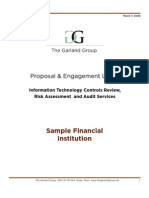 The Garland Group - FFIEC IT Audit Proposal
