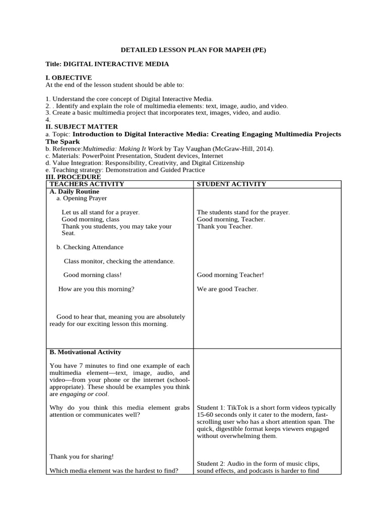 DLP Digital Interactive Media | PDF | Multimedia | Computing