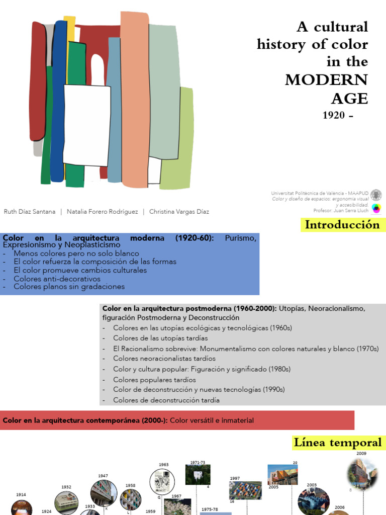 2. a Cultural History of Color in the MODERN AGE 1920 | PDF | Color ...