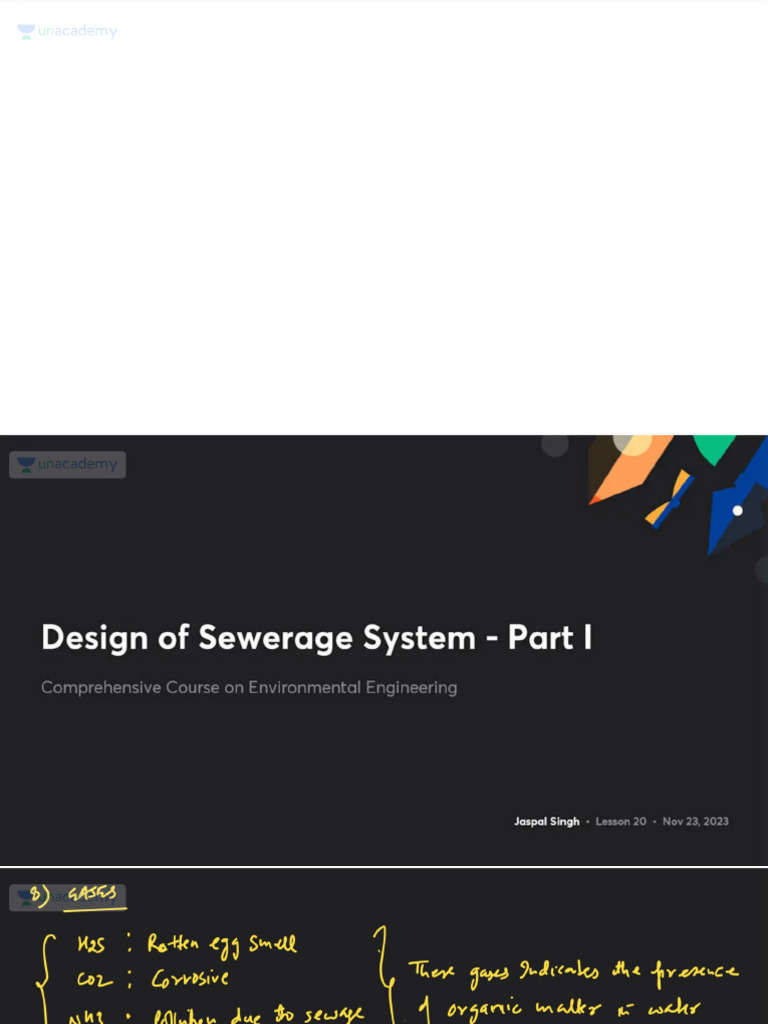 19.design of Sewerage System - Part I With Anno 1706937 | PDF