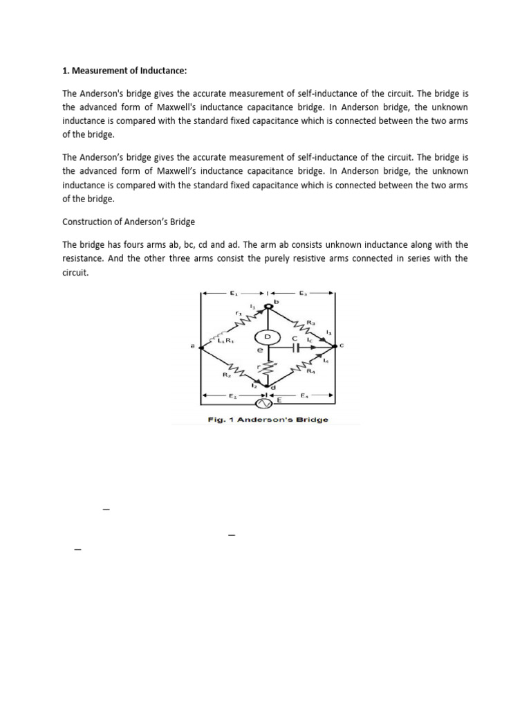 EE Measurement - AC Bridge | PDF