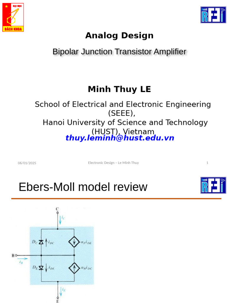 BJT Amplifier Design and Analysis Guide | PDF | Bipolar Junction ...