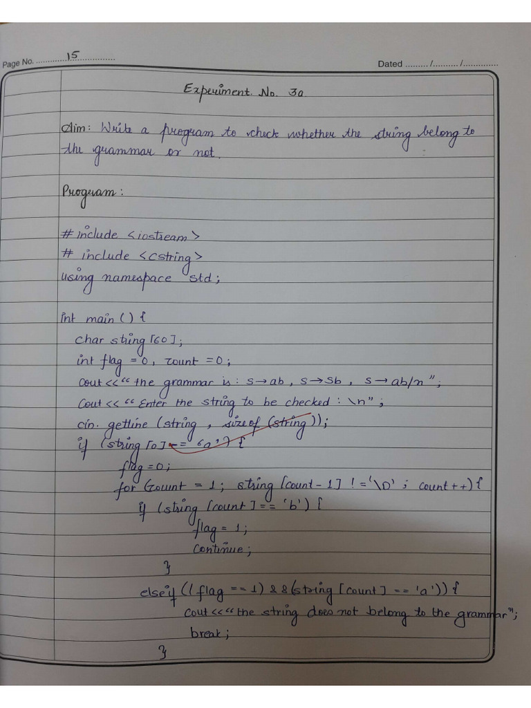 C++ Grammar Checking and Factoring Code | PDF | Computer Programming