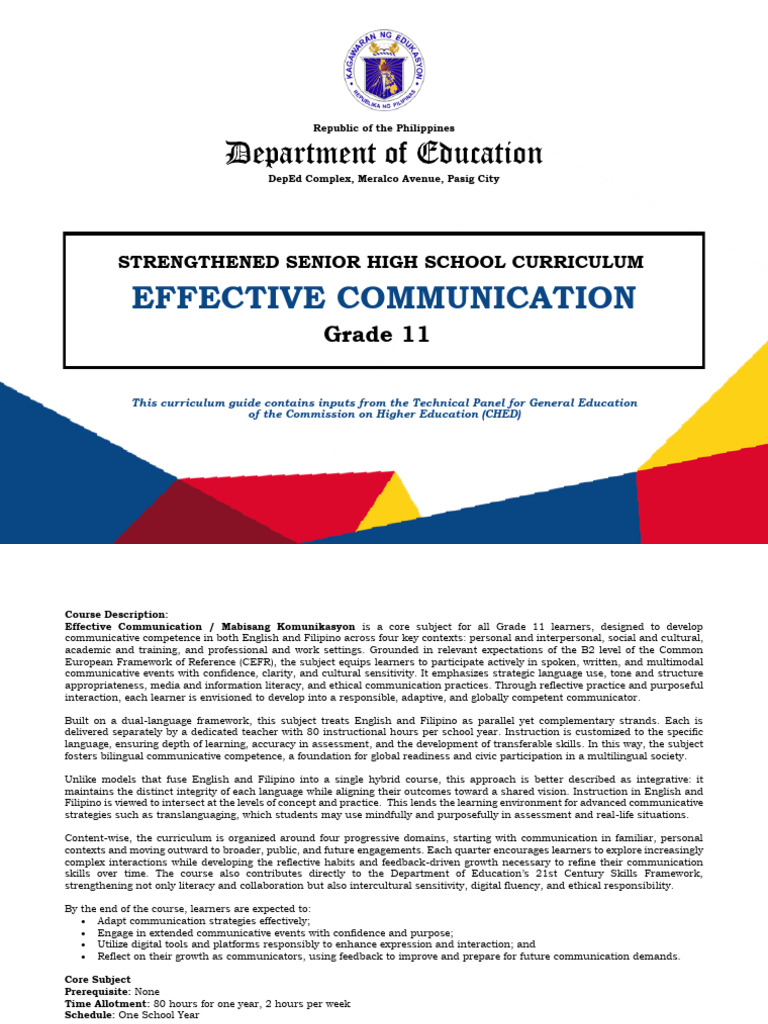 Effective Communication | PDF | Communication | Nonverbal Communication
