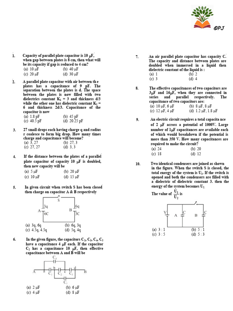 Capacitor Design and Calculations | PDF | Capacitor | Capacitance