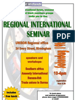 Regional Seminar