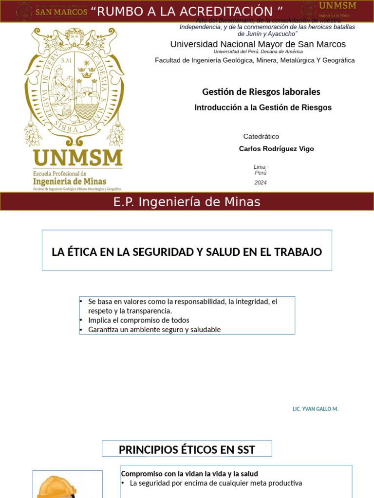 Clase 1 - Introducción A La Gestión de Los Riesgos | PDF | Seguridad y ...
