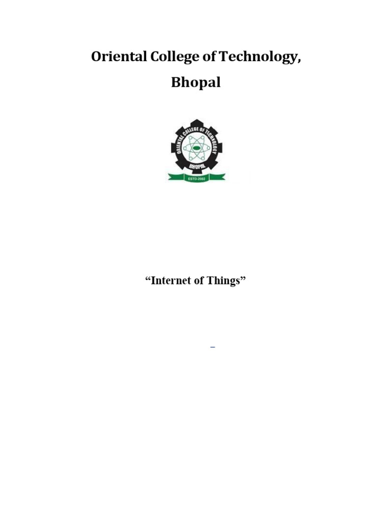 IoT Lab Manual for Arduino/Raspberry Pi | PDF | Arduino | Embedded System