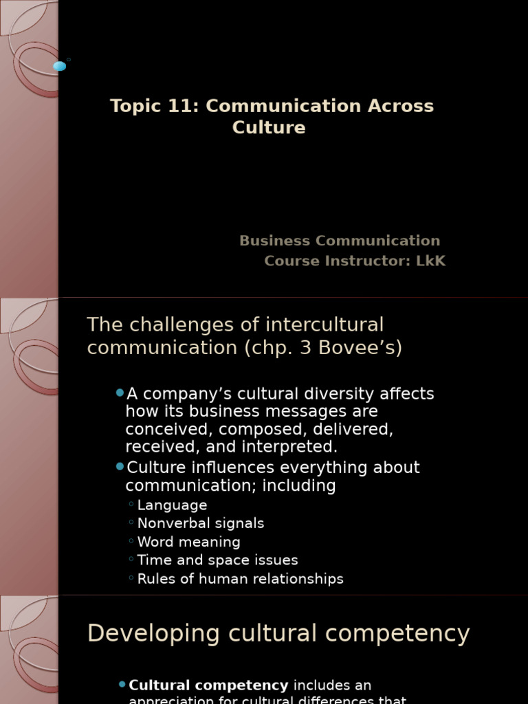 Intercultural Communication in Business | PDF | Communication ...