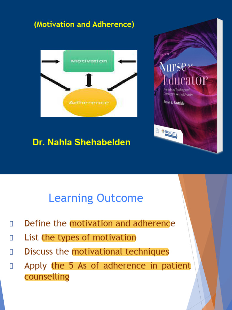 Motivation and Adherence Techniques Guide | PDF | Motivational | Motivation