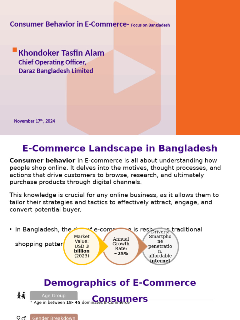 E-Commerce Consumer Behavior in Bangladesh | PDF | Consumer Behaviour ...