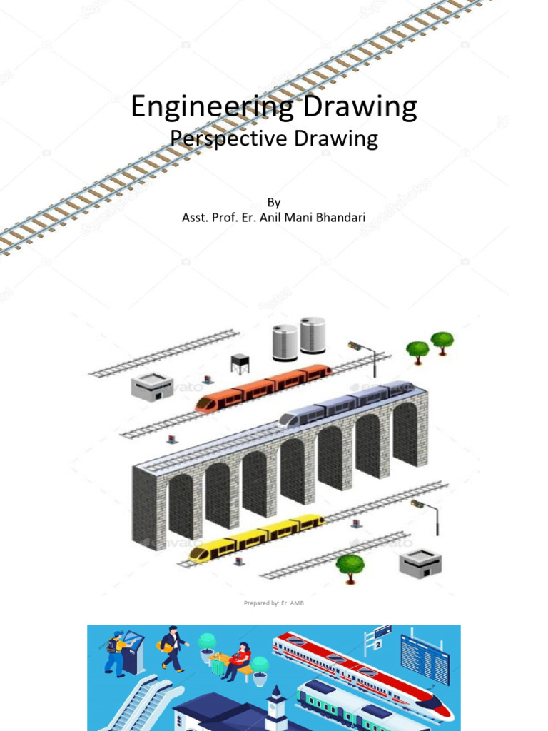 Perspective Drawing by AMB | PDF | Perspective (Graphical) | Horizon