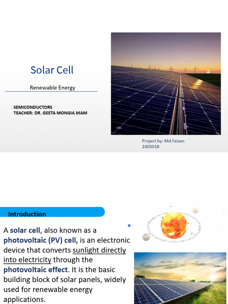 Solar Cell Basics for Grades 6-8 | PDF | Solar Cell | Semiconductors