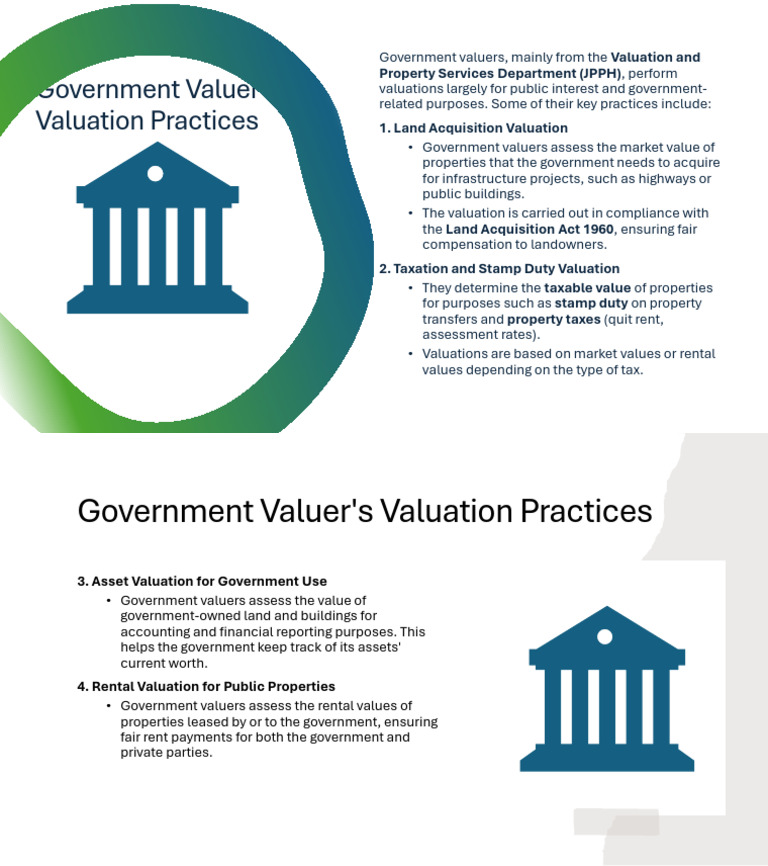 Gov Valuers Practices | PDF
