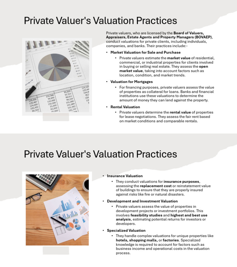 Private Valuer Valuation Practices Guide | PDF | Real Estate Appraisal ...