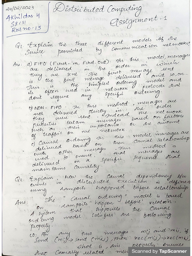 DC Assignment 1 | PDF