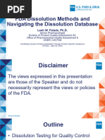 2018 FDA Dissolution Guidance Overview | PDF | Tablet (Pharmacy ...