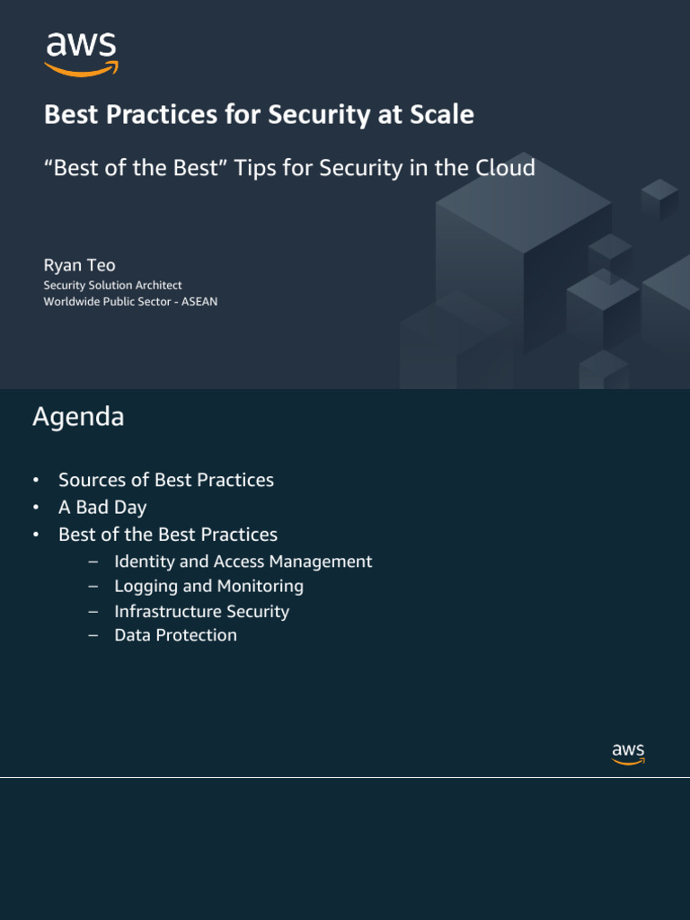 AWS Security Best Practices Overview | PDF | Amazon Web Services ...