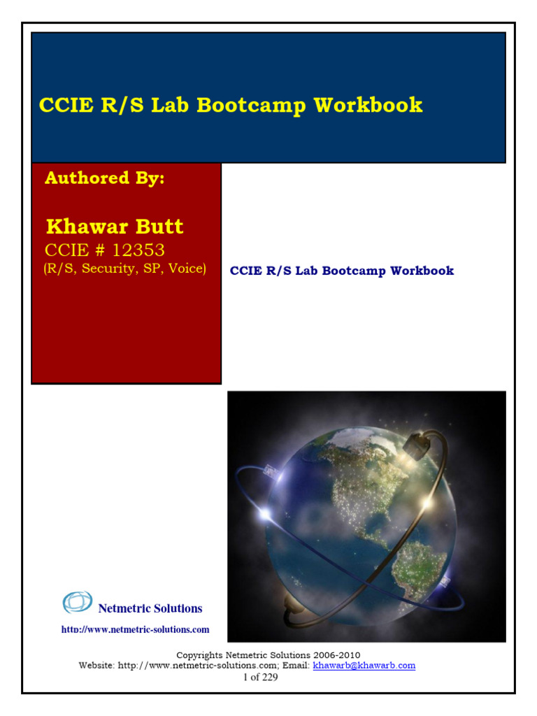 Ccie Rs Lab Bootcamp Workbook - 2011 | PDF | Computer Network | Ip Address