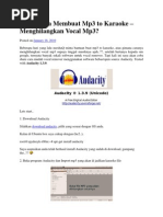 Download Bagaimana Membuat Mp3 to Karaoke by Dewi Sartika SN87012837 doc pdf