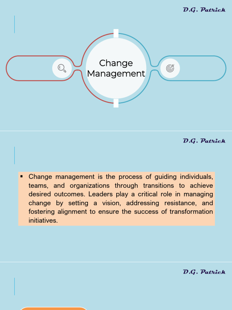 Effective Change Management Strategies | PDF | Change Management ...