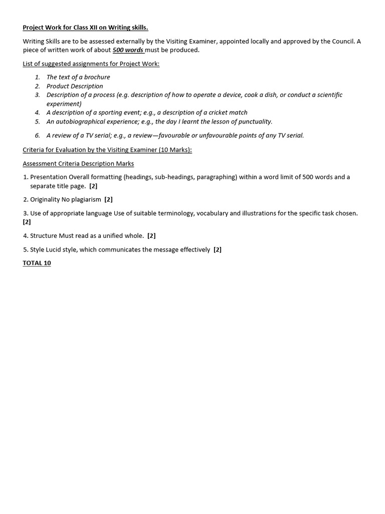 ISC Class 12 Writing Skills Project Guide | PDF | Microwave | Smartwatch