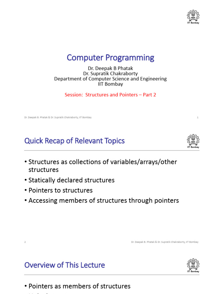 Structures and Pointers in C++ | PDF | Pointer (Computer Programming ...