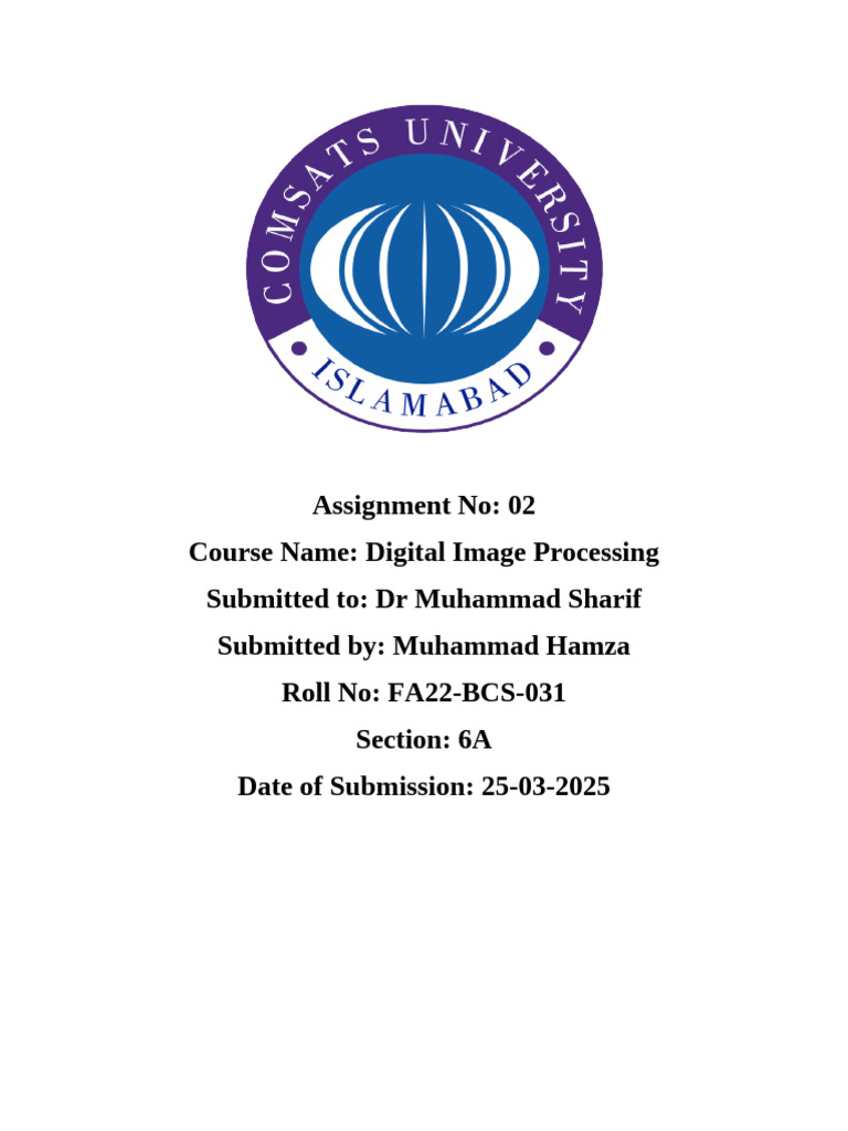 Assignment 2 031 | PDF