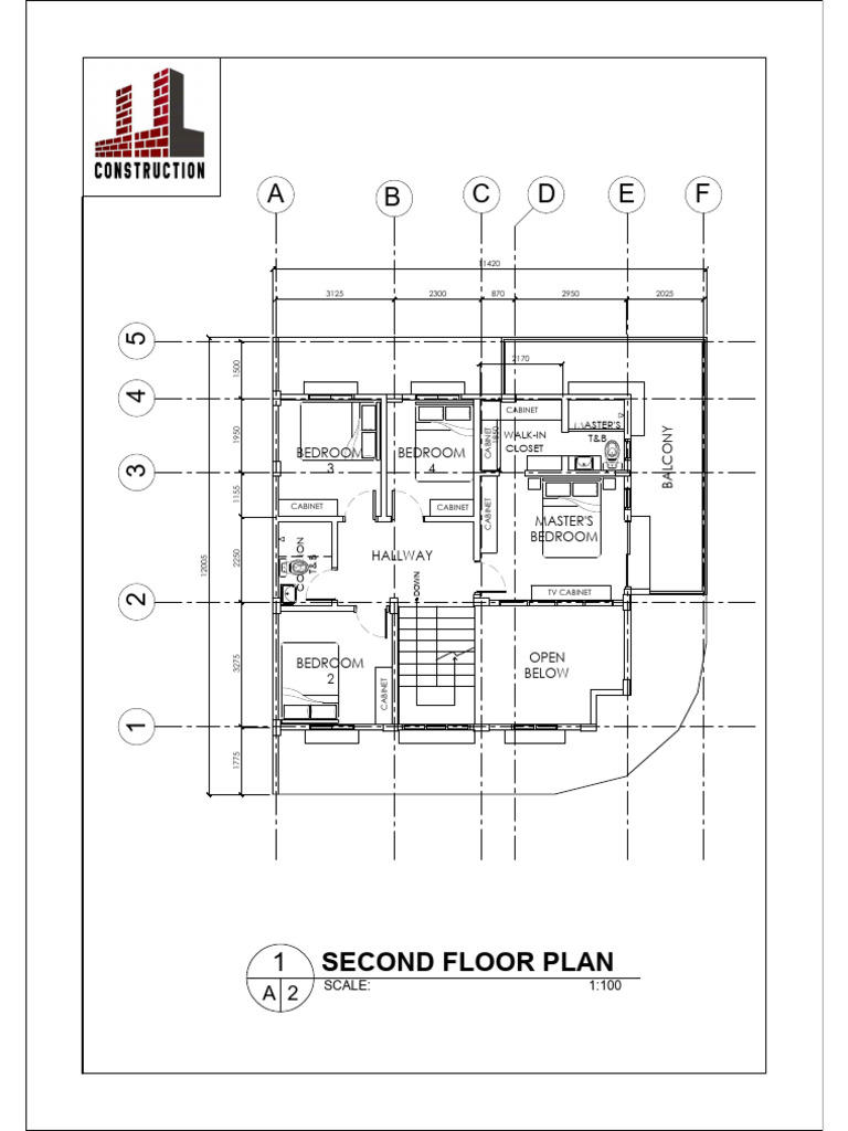 Second Floor Plan Layout Details | PDF