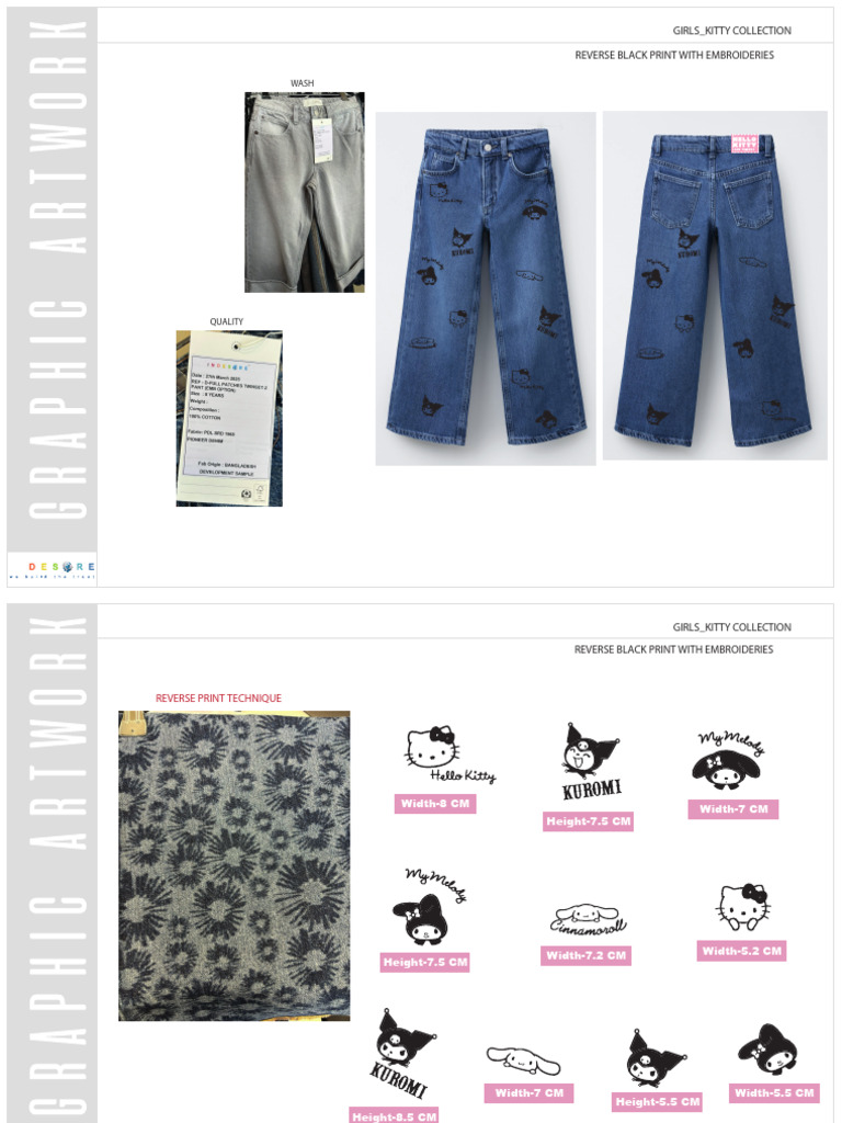 Hello Kitty PAnt-3 (Reverse) | PDF