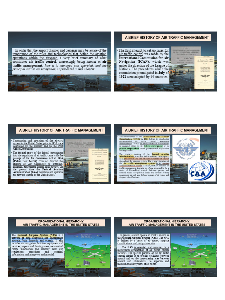 Brief History of Air Traffic Management | PDF | Air Traffic Control ...