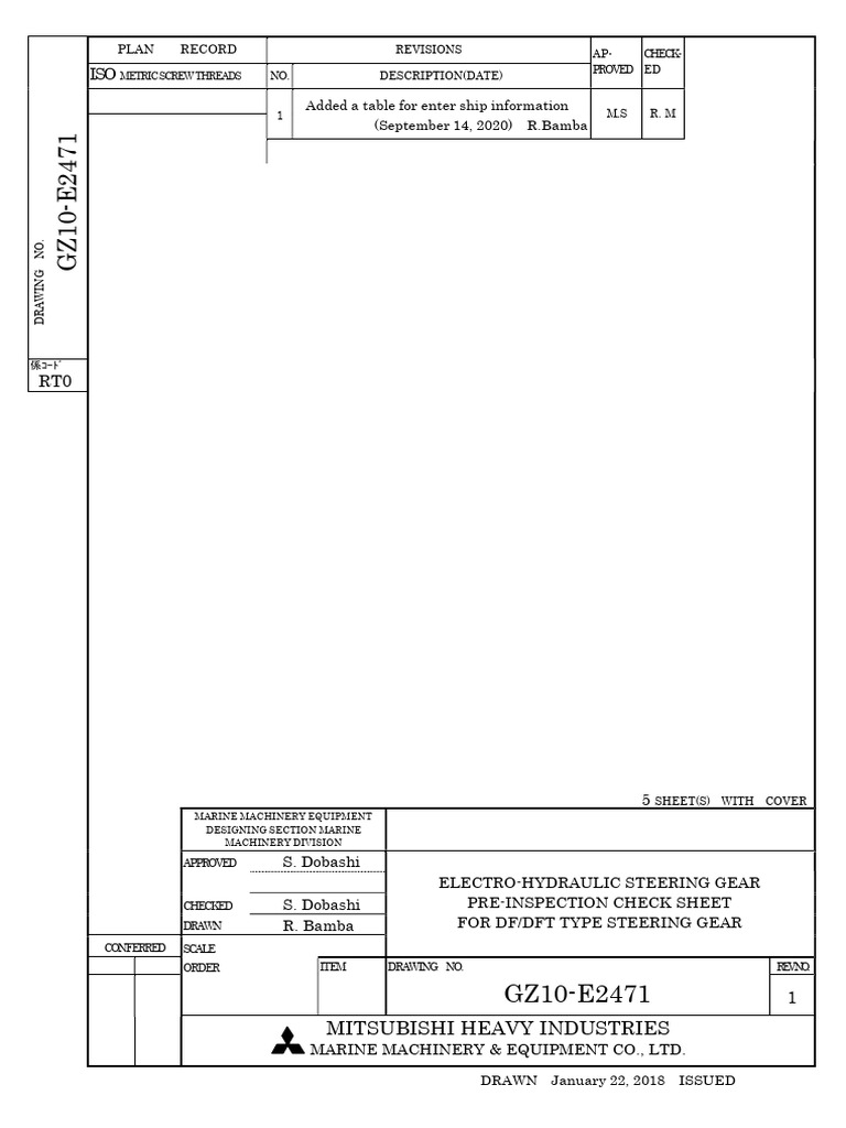 Pre-Inspection for Electro-Hydraulic Gear | PDF | Pump | Steering