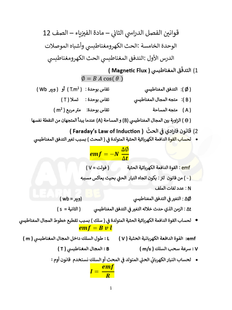 قوانين ف 2 | PDF
