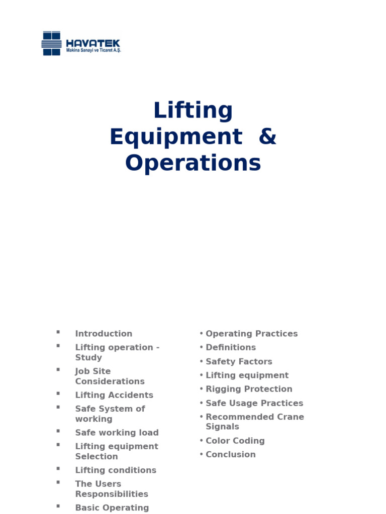 Crane Safety and Rigging Guidelines | PDF | Rope | Crane (Machine)