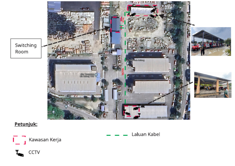 CCTV Yard TNB Layout | PDF