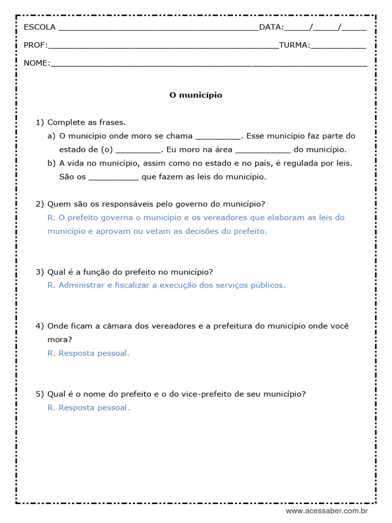 Funções do Prefeito no Município | PDF
