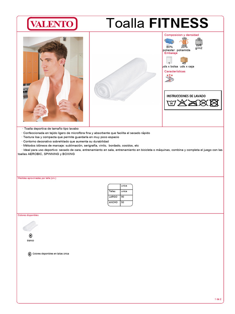 Toalla: Fitness | PDF