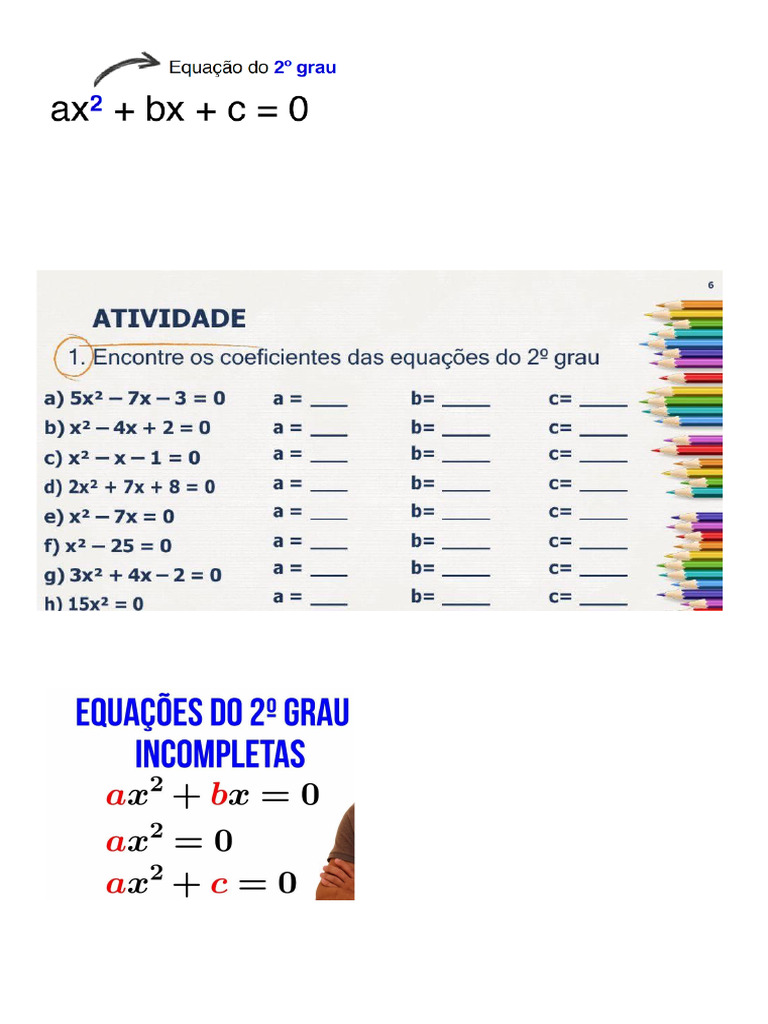 adaptado equação 2 grau | PDF