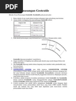 Download Metode Pemasangan Geotextile by Anna Mathofani SN87017981 doc pdf