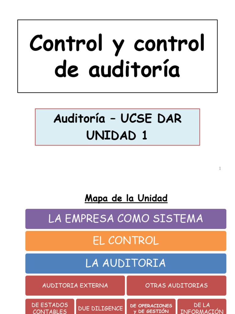 Control y Auditoría en Empresas | PDF | Auditoría | Contabilidad