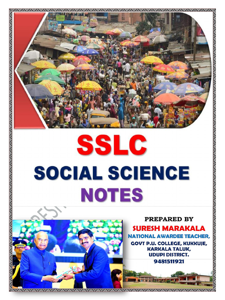 10th STD Social Science Notes Eng Version Part-1 2022 by Suresh ...