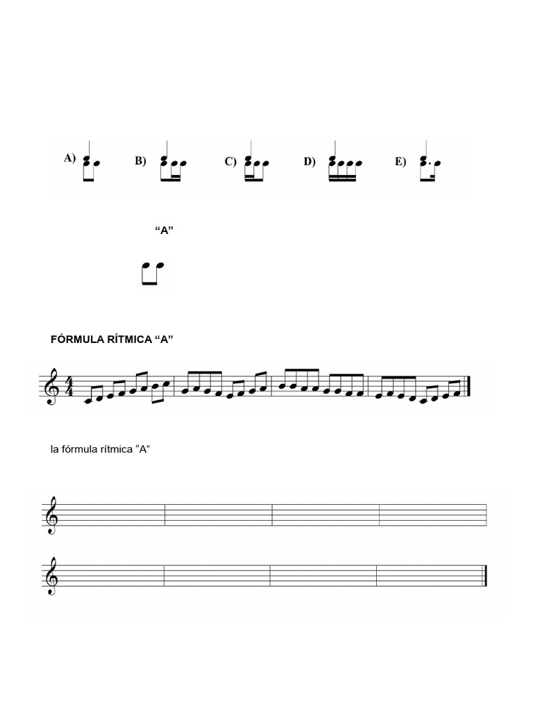 PROPORCIONALIDAD | PDF | Ritmo | Variación (música)