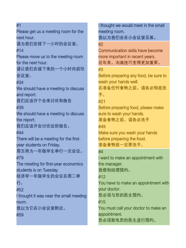 WFD 分类版 | PDF | Cafeteria