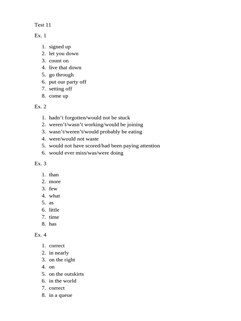 Test 11 | PDF