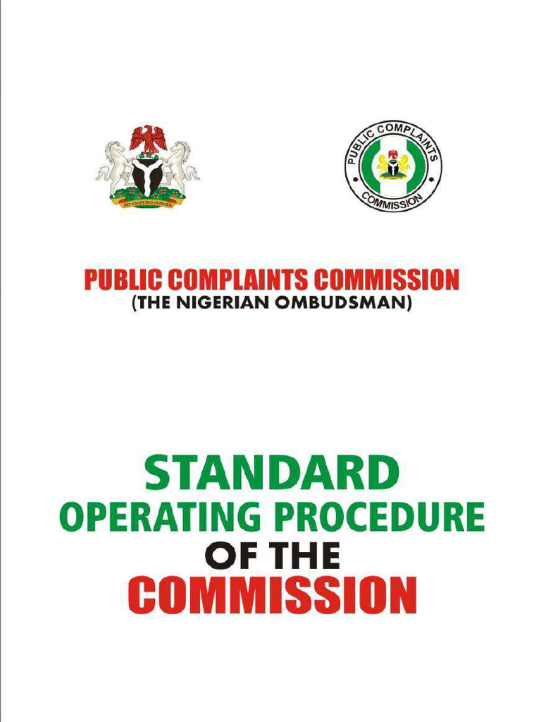 PCC Standard Operating Procedure | PDF