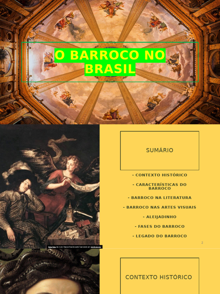 O Barroco No Brasil | PDF | Barroco | As artes
