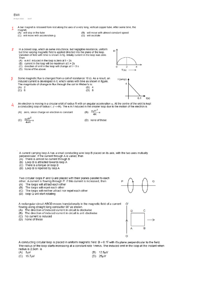 Emi Questions | PDF