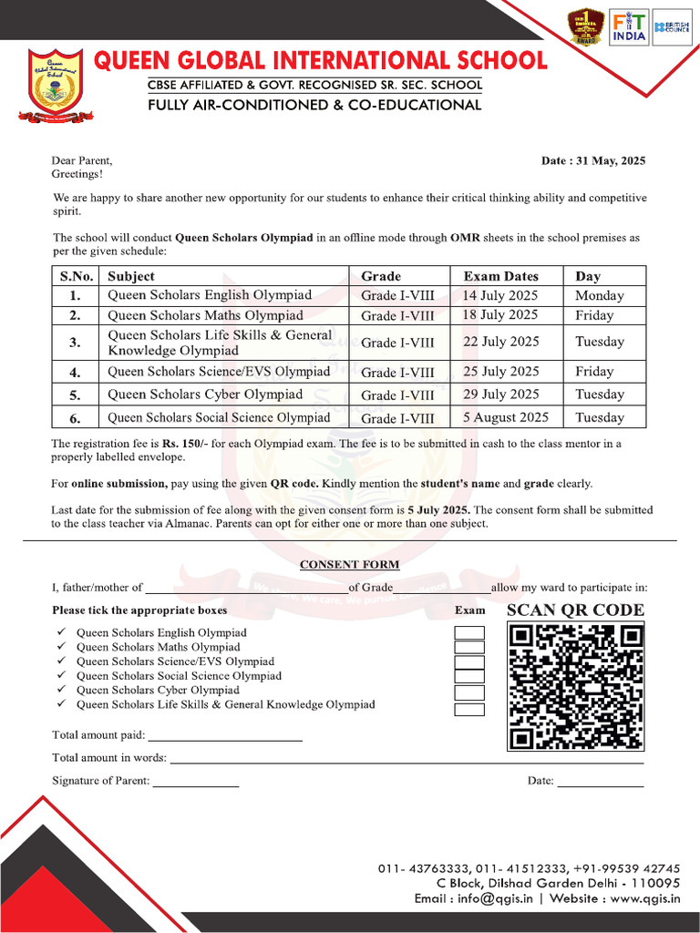Olympiad Circular | PDF